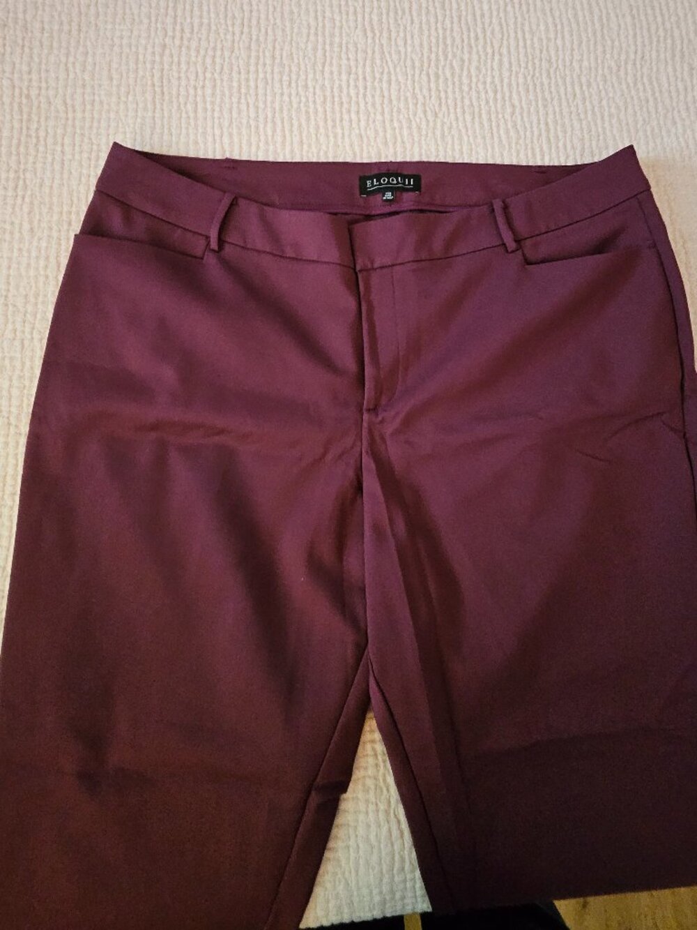NWOT Eloquii Eggplant colored Work Slacks. 20R